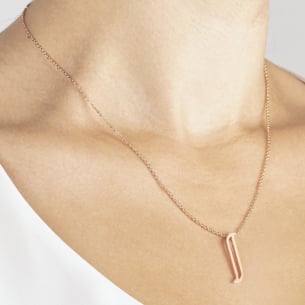 Alif Rose Gold Necklace