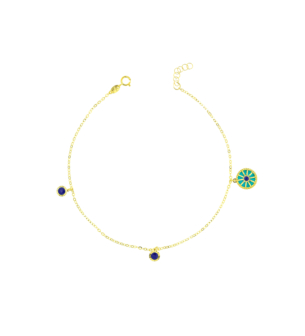 Amelia Dubai 18k Yellow Gold Anklet