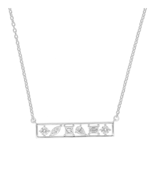 Aerial 18k White Gold Necklace