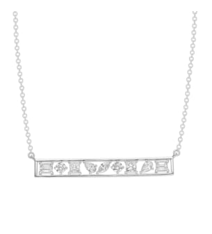 Aerial 18k White Gold Necklace