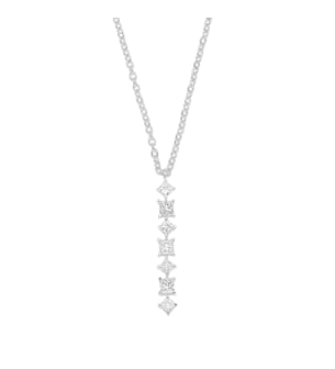 Aerial 18k White Gold Necklace
