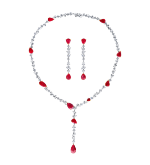 Kallista High Jewellery Diamond and Ruby Set