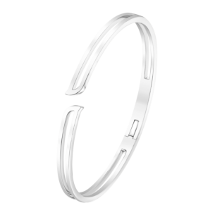 Alif White Gold Bangle