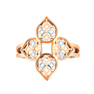 AL Qasr Zahra Ring in 18K Rose Gold