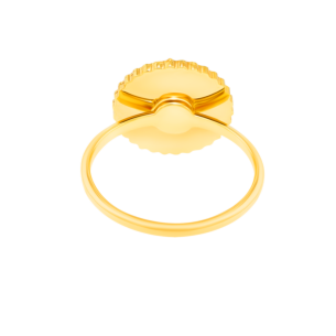 Amelia Versailles Single Motif Green Mother Of Pearl in 18K Yellow Gold 