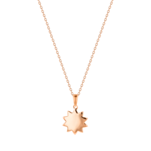 Children's Jewellery Ara Diamond Rose Gold Sunshine Necklace