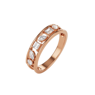 Aerial 18k Rose Gold Diamond Ring