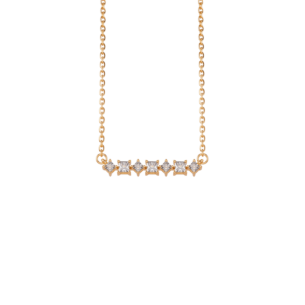Aerial 18k Yellow Gold Diamond Necklace