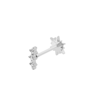 Djula Diamond Couture Bar Piercing in 18K Gold