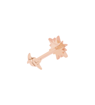 Djula Barbelé Wire Bar Piercing in 18K Gold