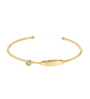 Children's Jewellery Ara Diamond April Birthstone Bangle                 