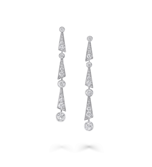 Graff New Dawn Diamond Mini Line Earrings